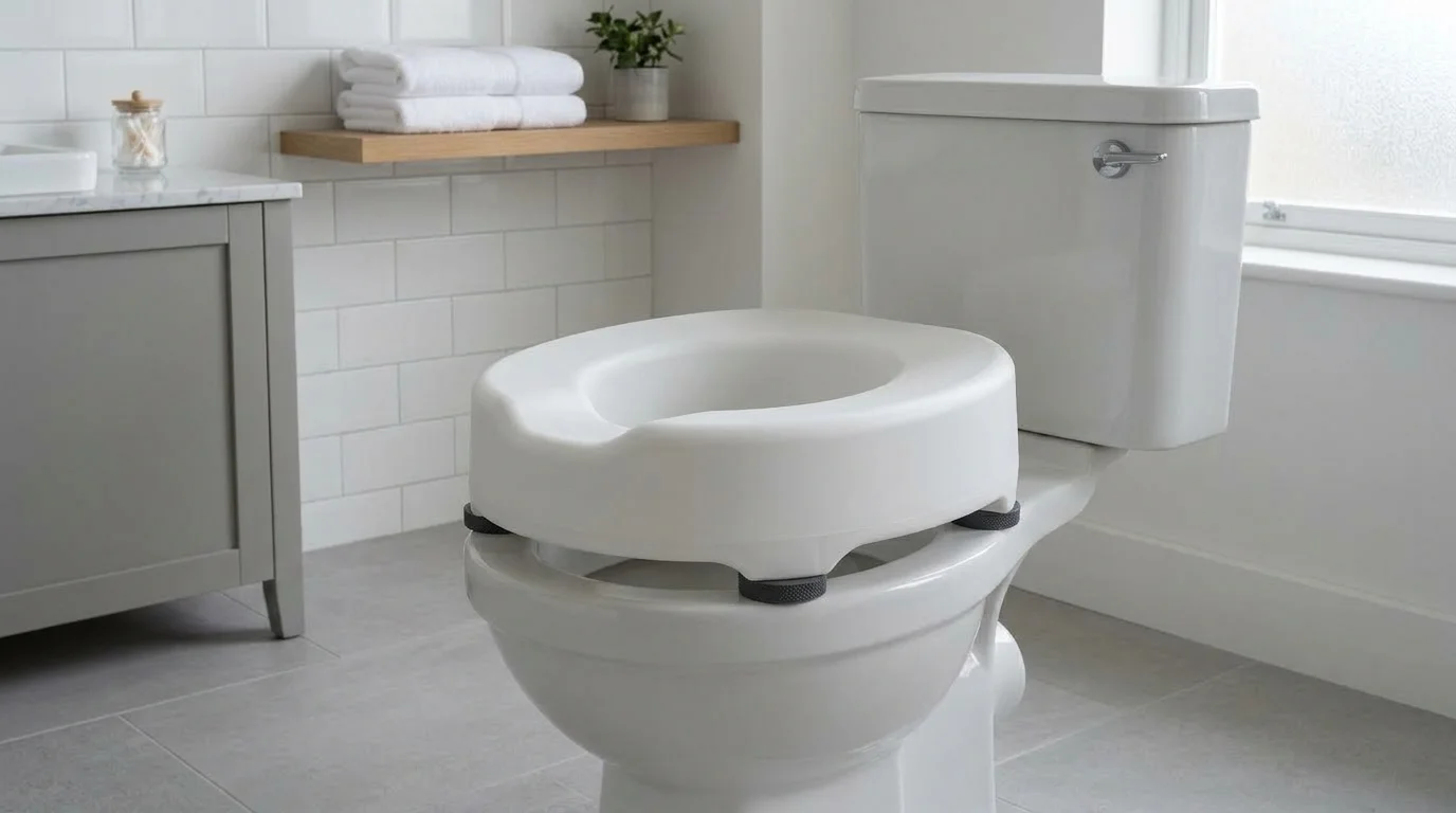 KomfortSitz im modernen Badezimmer installiert