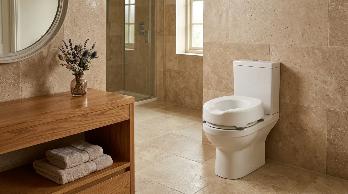 Elegantes Badezimmer mit KomfortSitz